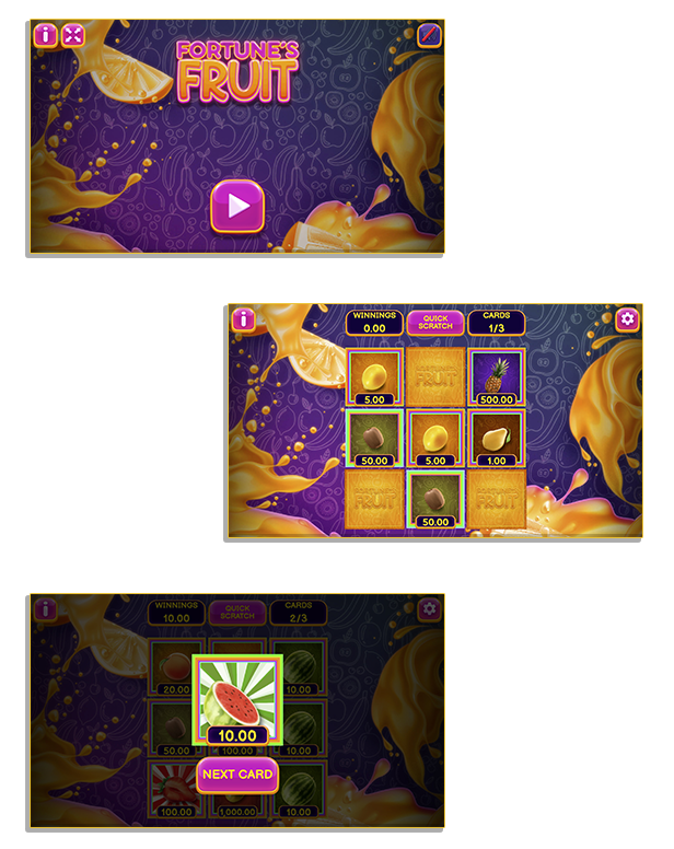 Fortune's Fruit - HTML5 Instant Win Game