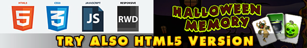 Halloween Memory - HTML5 Construct Game