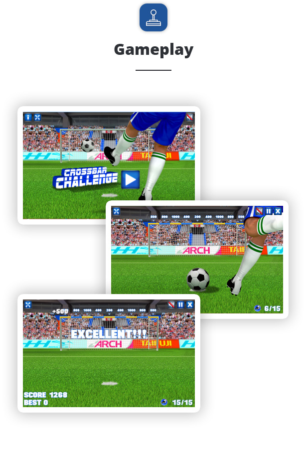 Crossbar Challenge - HTML5 Sport Game